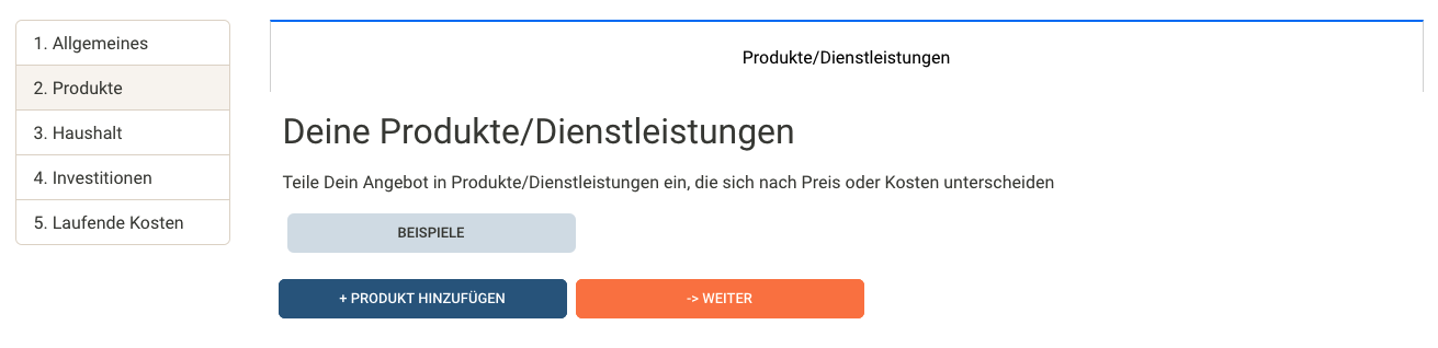 Finanzplan-Tool